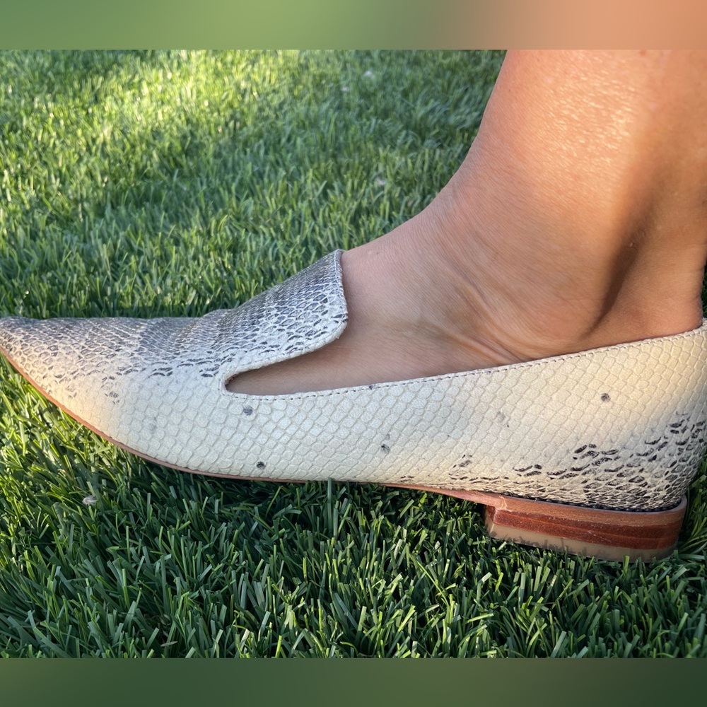 Franco Sarto Gray Flats Stylish Loafers -Sz 9